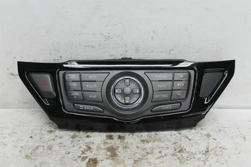 Used Nissan, Pathfinder Stereo/Head Unit Dash Radio Control Panel/Control Unit Upper W/ Sat Nav Type R52 06/13 11/16 2015 – image 1 - All Good Parts