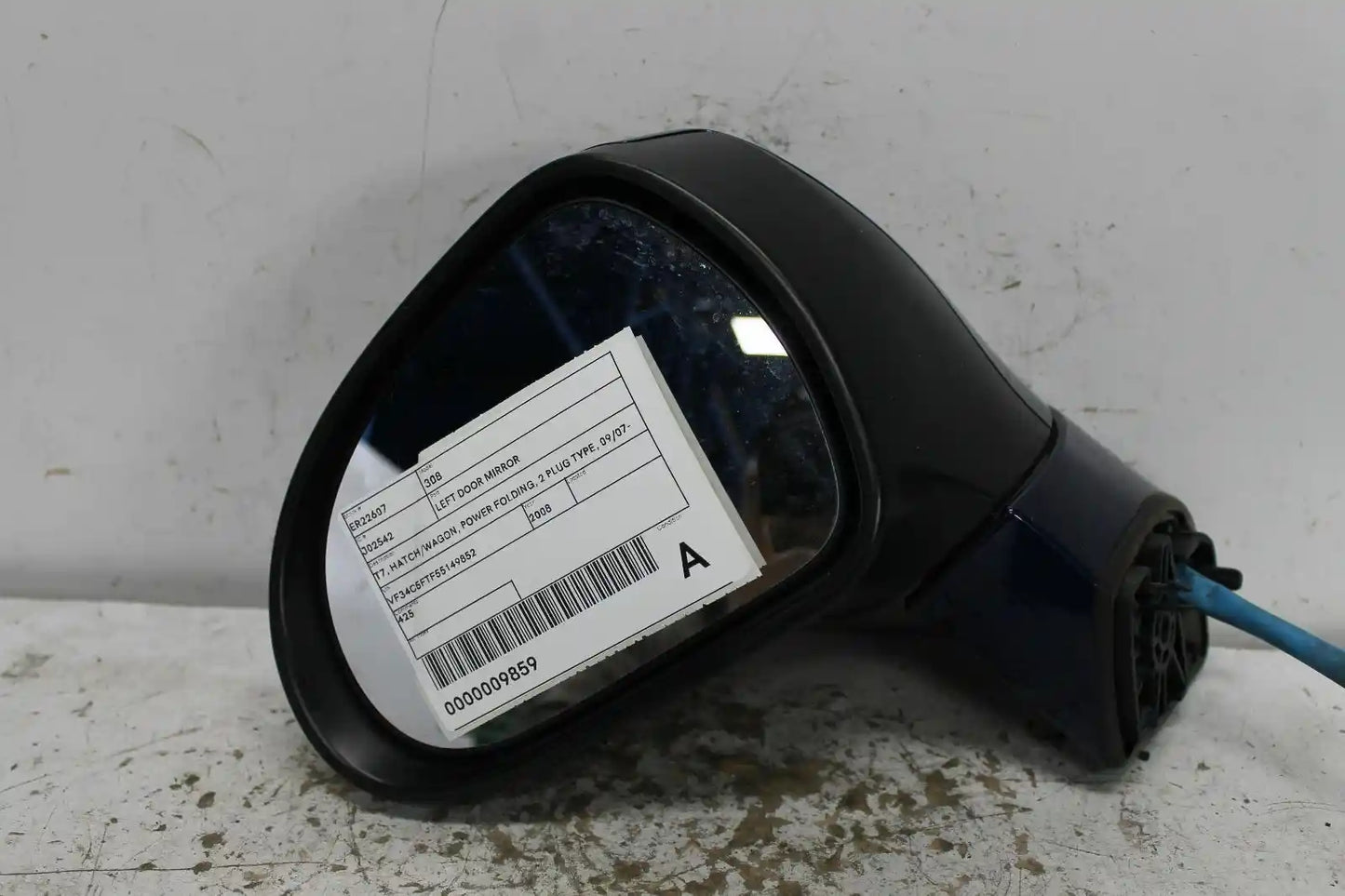 Used Peugeot, 308 Left Door Mirror T7 Hatch/Wagon Power Folding 2 Plug Type 09/07 12/13 2008 – main images - All Good Parts