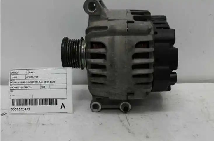 Used MINI, Cooper Alternator Petrol 120Amp R55/R56/R57/R60 03/07 09/16 2008 – image 1 - All Good Parts