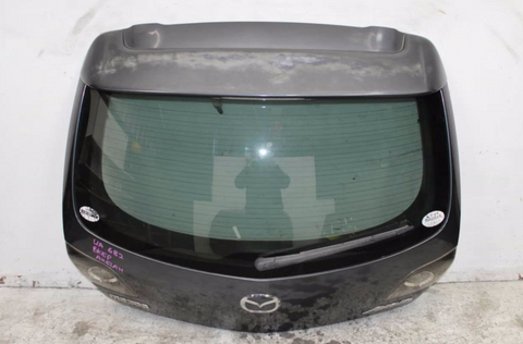 Mazda, 3 Bootlid/Tailgate Tailgate, Bk, Non Mps, Spoilered, Non Push Button Type, 10/03-07/06