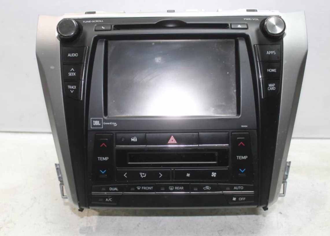 Toyota, Aurion Stereo/Head Unit Display Unit, W/ Sat Nav Type, Gsv50R, 02/12-08/17