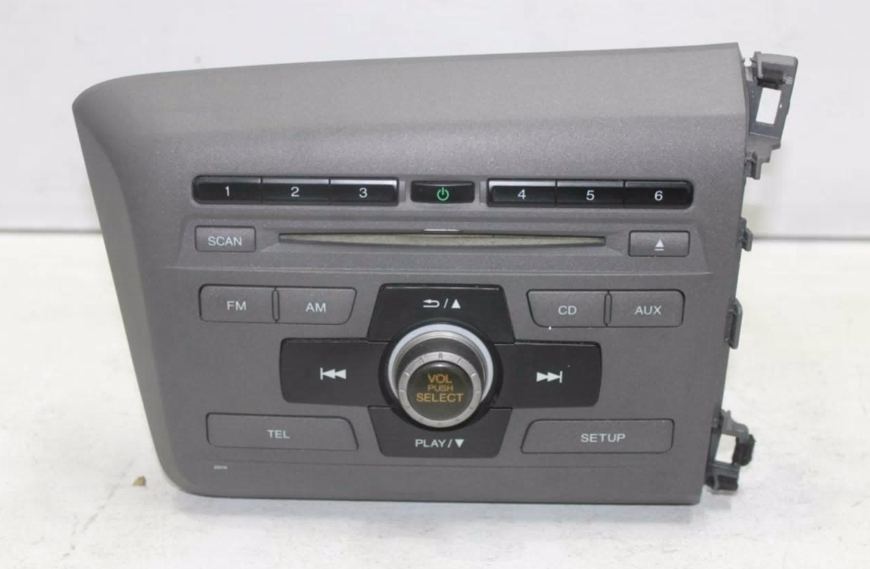 Honda, Civic Stereo/Head Unit Control/Head Unit, 9Th Gen, Sedan, 02/12-03/14