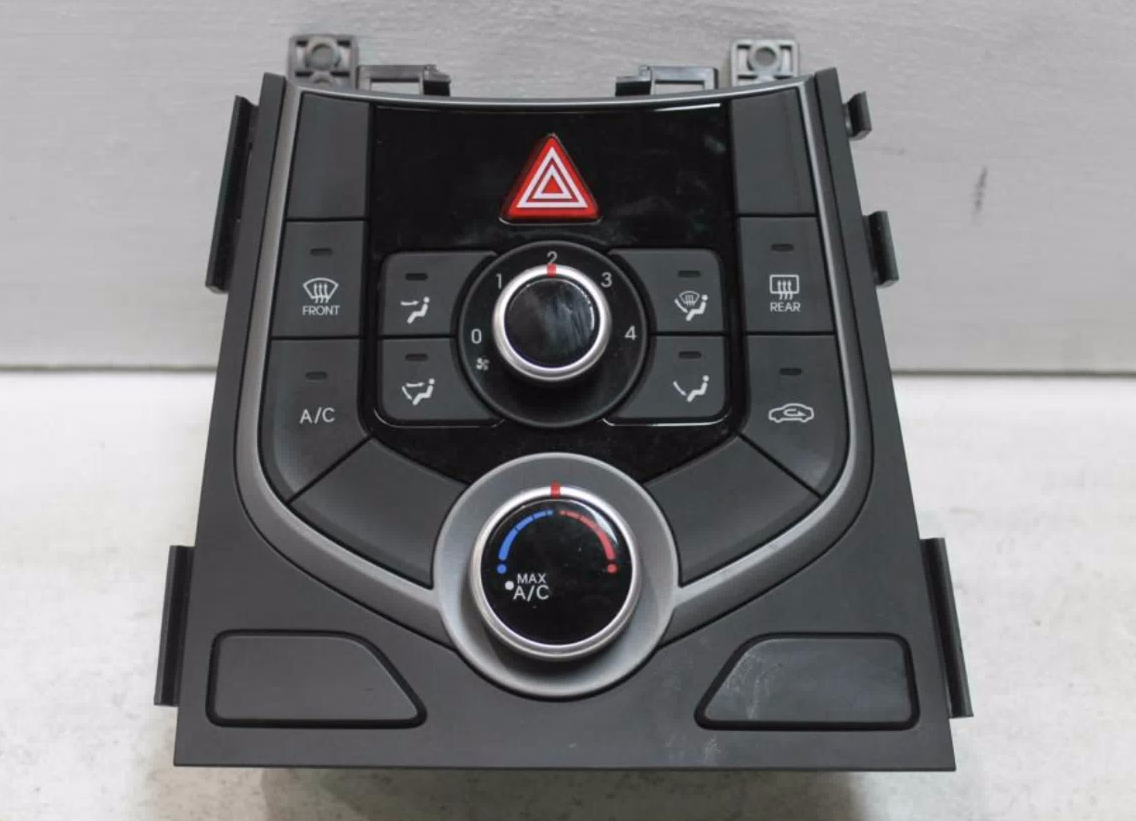 Hyundai, Elantra Heater/Ac Controls Md, Standard Type, 10/13-11/15
