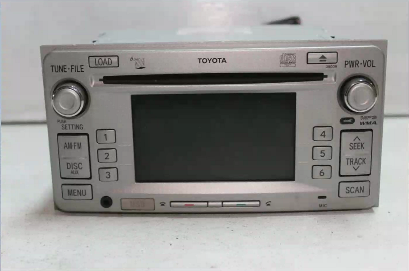 Toyota, Camry, Stereo/Head Unit Cd Stacker-6 Disc, Acv40/Ahv40, W/ Bluetooth & Reverse Camera Type, 04/09-11/11