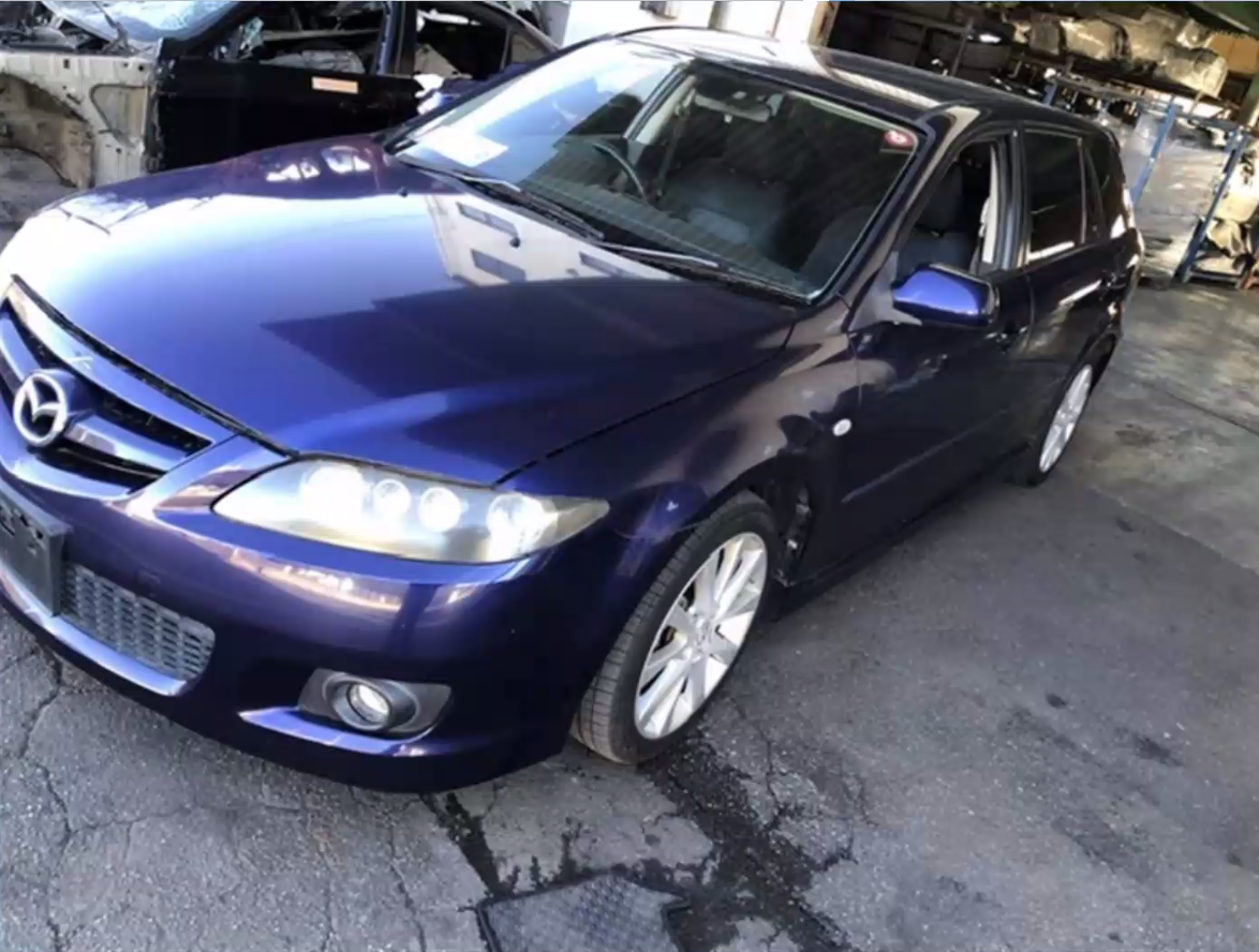 Mazda, 6 Front Bumper Gg/Gy (Update), Lux Sport/Classic Sport, W/ Foglamps Type, 08/05-12/07