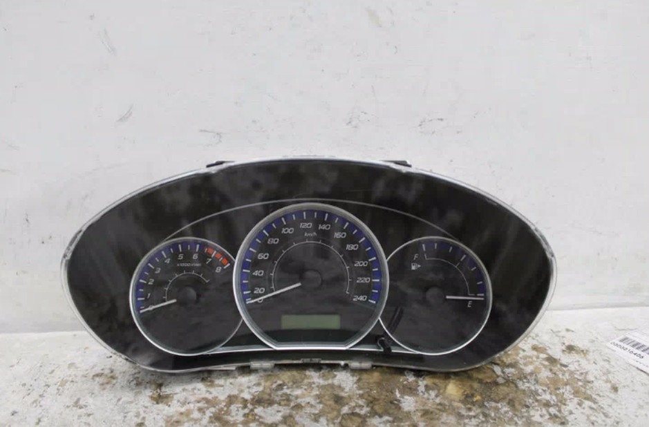 Used Subaru, Forester Instrument Cluster Instrument Cluster P/N Sc630 02/08 12/12 2012 – image 1 - All Good Parts