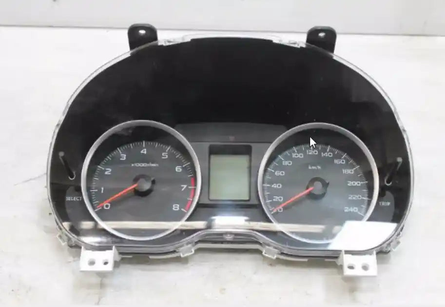 Used Subaru, Impreza Instrument Cluster Instrument Cluster Manual T/M Non Turbo G4 12/11 08/17 2014 – image 1 - All Good Parts