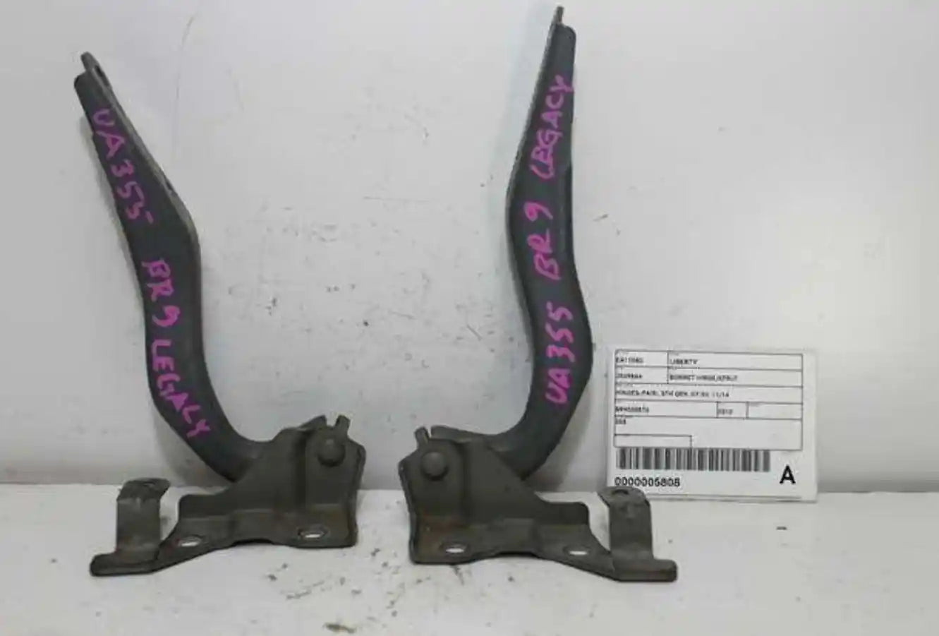 Used Subaru, Liberty Bonnet Hinge/Strut Hinges (Pair) 5Th Gen 07/09 11/14 2010 – image 1 - All Good Parts
