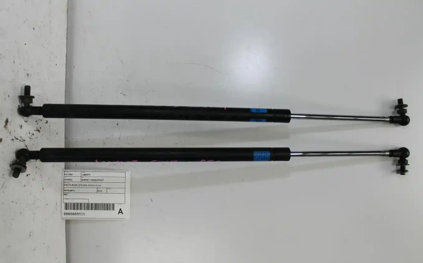 Used Subaru, Liberty Bonnet Hinge/Strut Struts (Pair) 5Th Gen 07/09 11/14 2010 – image 1 - All Good Parts