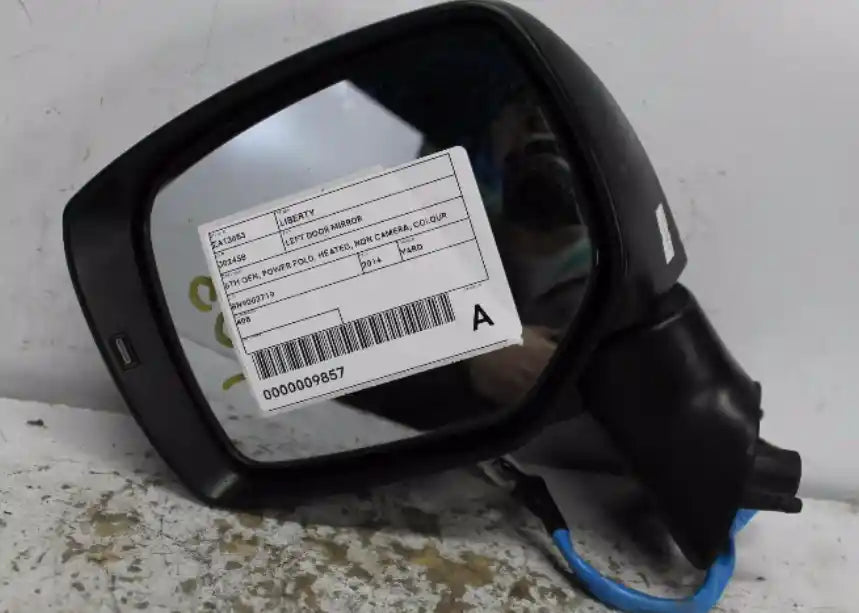 Used Subaru, Liberty Left Door Mirror 6Th Gen Power Fold Heated Non Camera Colour Coded Type 08/14 2014 – image 1 - All Good Parts
