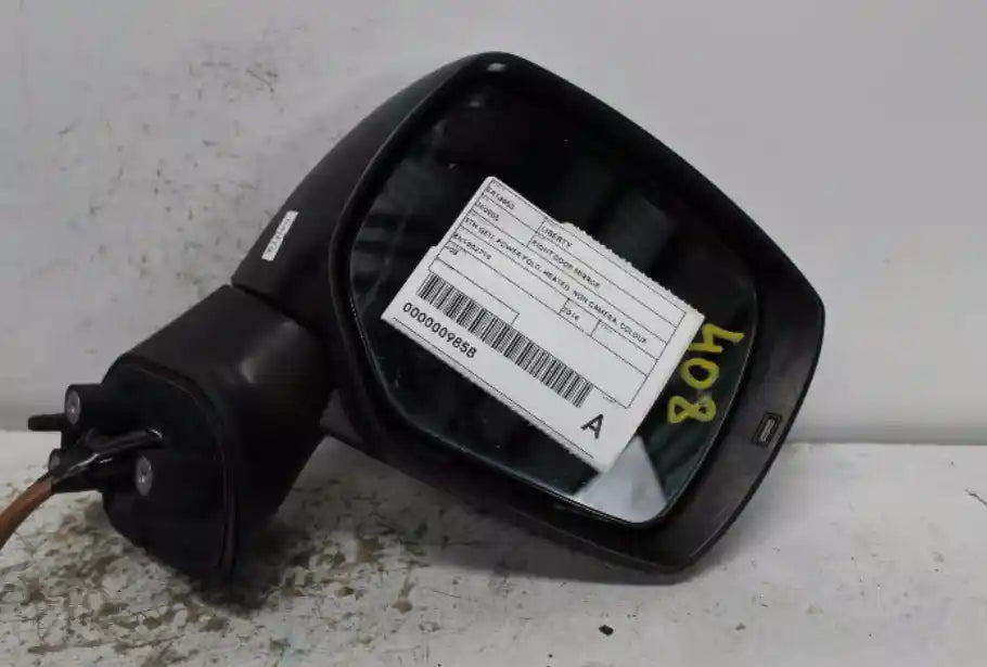 Used Subaru, Liberty Right Door Mirror 6Th Gen Power Fold Heated Non Camera Colour Coded Type 08/14 2014 – image 1 - All Good Parts