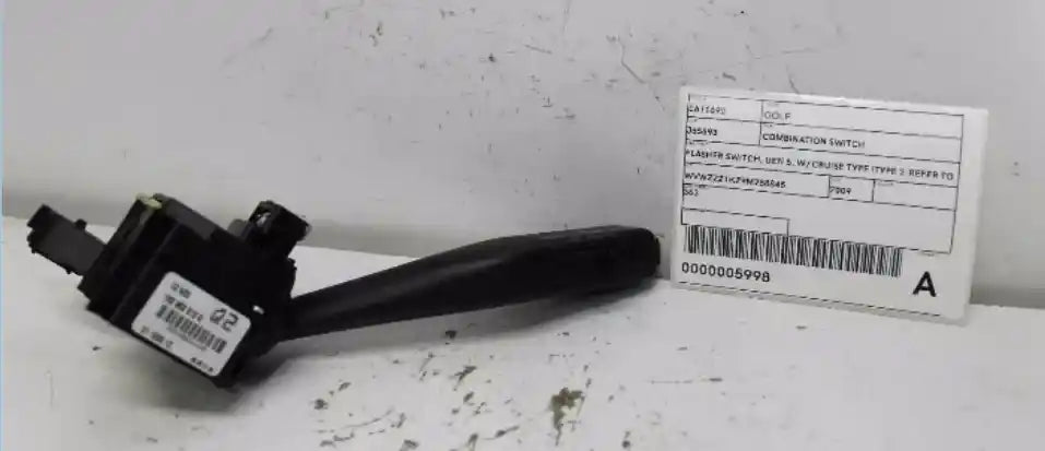 Used Volkswagen, Golf Combination Switch Flasher Switch Gen 5 W/ Cruise Type (Type 2 Refer To Image) 07/04 02/09 2009 – main images - All Good Parts