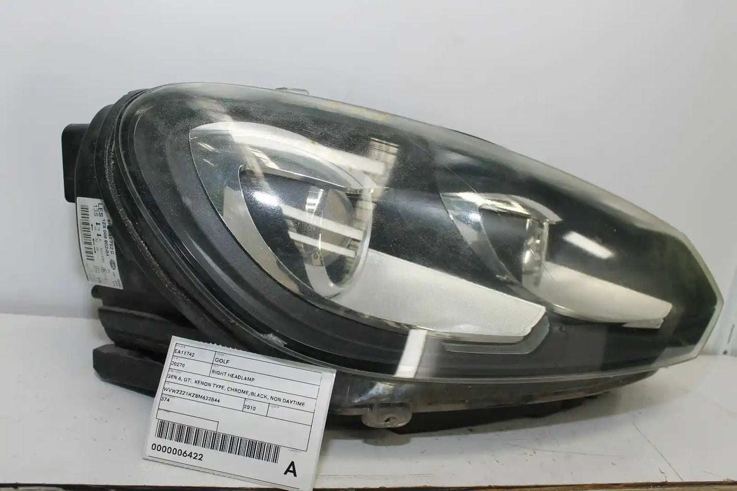 Used Volkswagen, Golf Right Headlamp Gen 6 Gti Xenon Type W/ Daytime Running Lamp 10/08 03/13 2010 – image 1 - All Good Parts