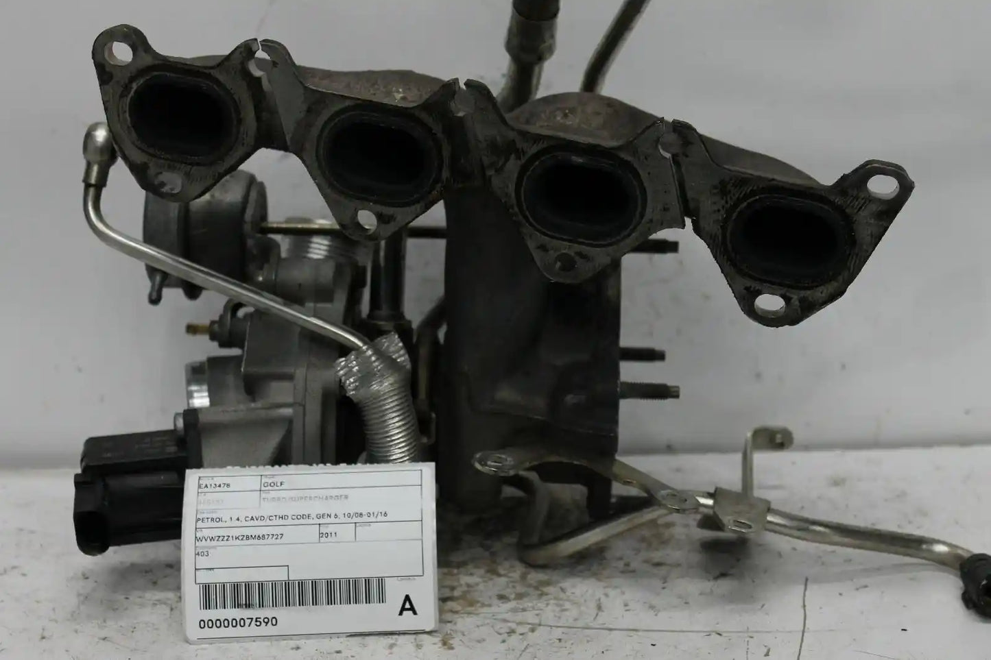 Used Volkswagen, Golf Turbo/Supercharger Petrol 1.4 Cavd/Cthd Code Gen 6 10/08 01/16 2011 – image 1 - All Good Parts