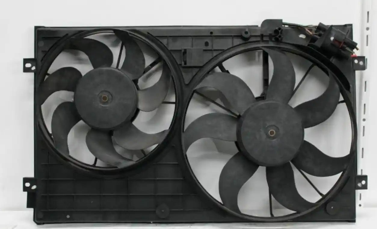 Used Volkswagen, Golf Fan Dual Fan Assy, 1.4, Petrol, 300W/200W, Gen 5, 05/07-02/09 J0274 2008 – main images - All Good Parts