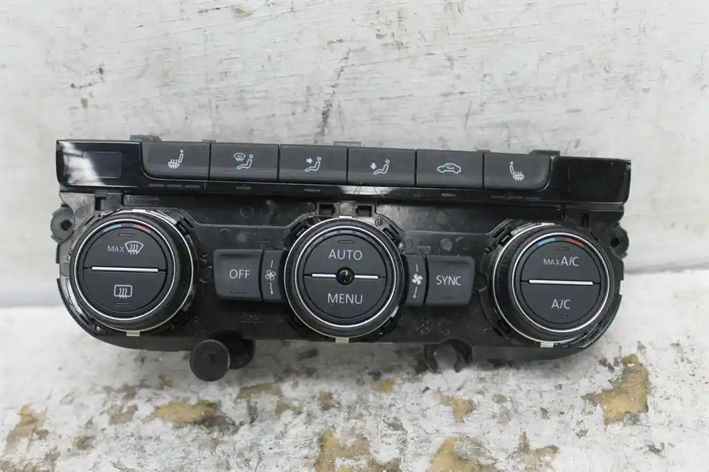 Used Volkswagen, Golf Heater/Ac Controls Gen 7 Climate Control Type W/ Seat Warmer 12/12 08/20 2016 – image 1 - All Good Parts
