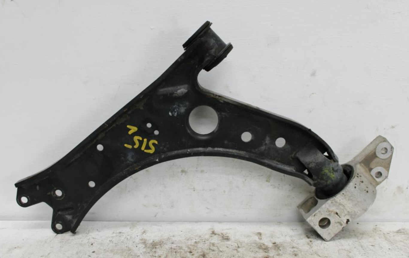Used Volkswagen, Golf Left Front Lower Control Arm Gen 5, Standard, Welded Steel Type, 06/04-02/09 J9754 2007 – main images - All Good Parts