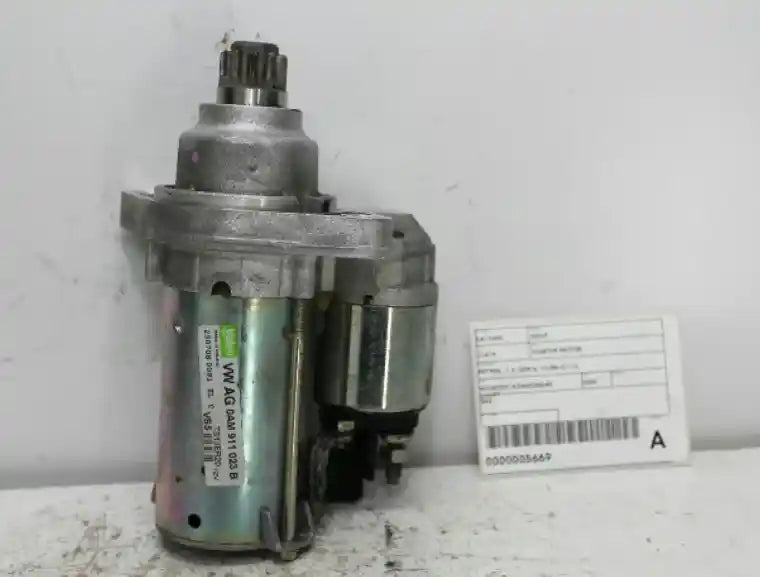 Used Volkswagen, Golf Starter Motor Petrol 1.4 Gen 6 10/08 01/16 2009 – image 1 - All Good Parts