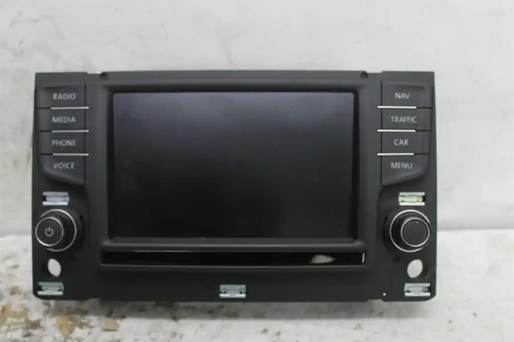 Used Volkswagen, Golf Stereo/Head Unit Display Screen 6.5In W/ Sat Nav Type Gen 7 12/12 03/17 2016 – image 1 - All Good Parts