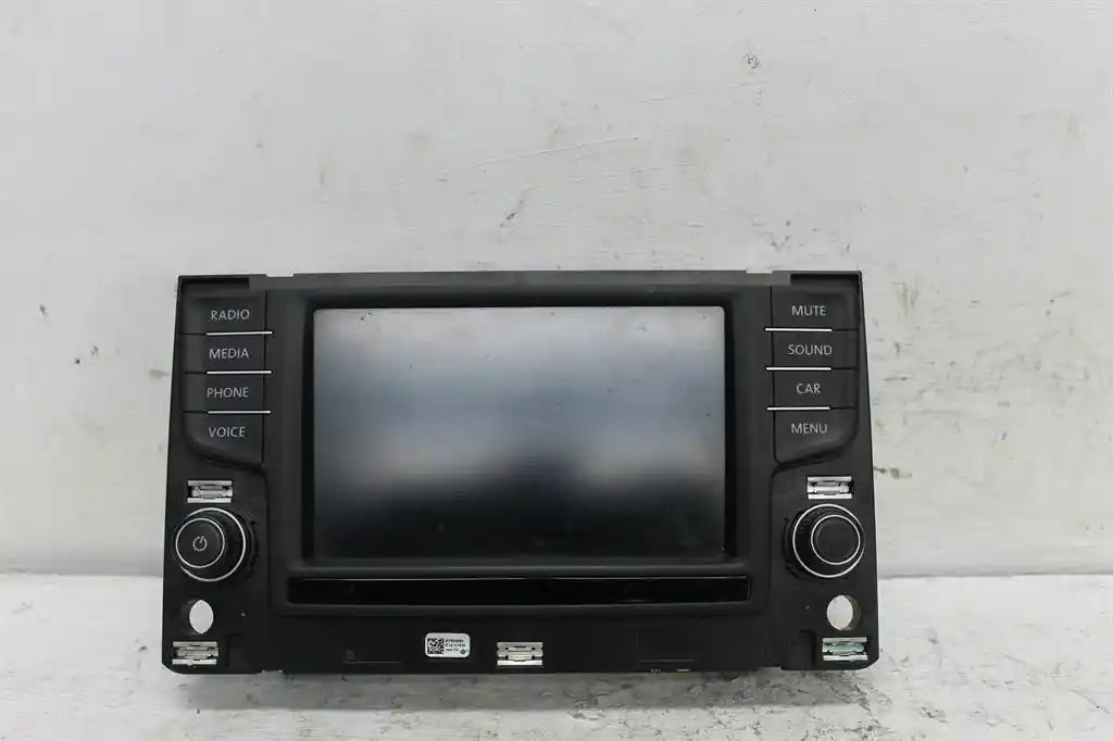 Used Volkswagen, Golf Stereo/Head Unit Display Screen 6.5In Non Sat Nav Type Gen 7 12/12 03/17 2016 – image 1 - All Good Parts