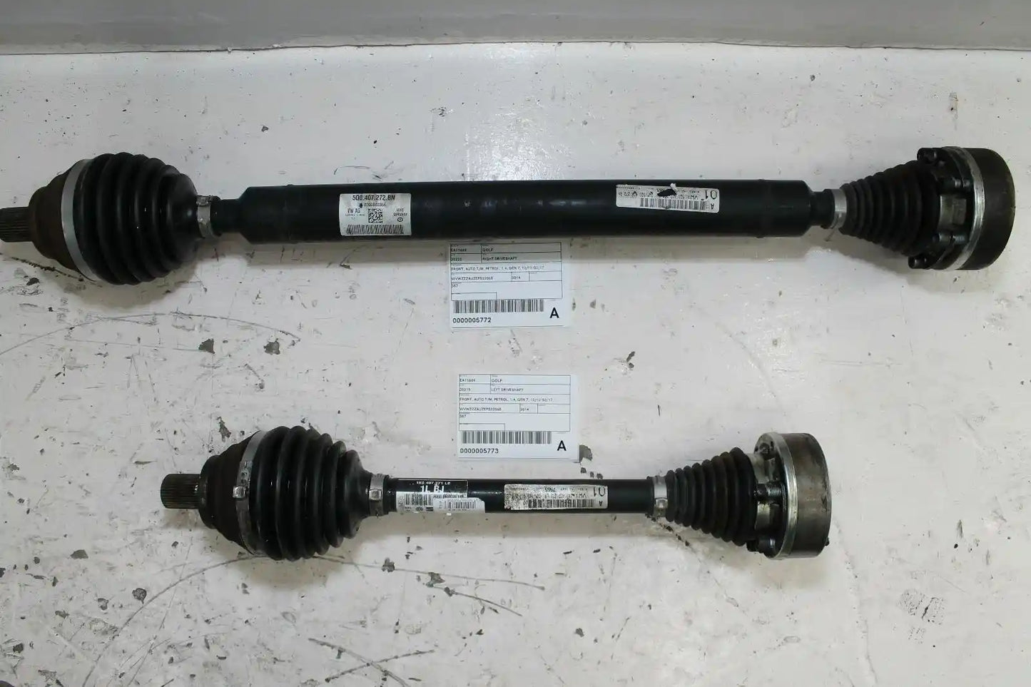 Used Volkswagen, Golf Left Driveshaft Front Auto T/M Petrol 1.4 Gen 7 12/12 03/17 2014 – image 1 - All Good Parts
