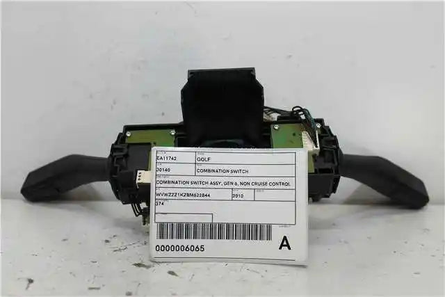 Used Volkswagen, Golf Combination Switch Combination Switch Assy Gen 6 Non Cruise Control Type 05/10 01/16 2010 – image 1 - All Good Parts