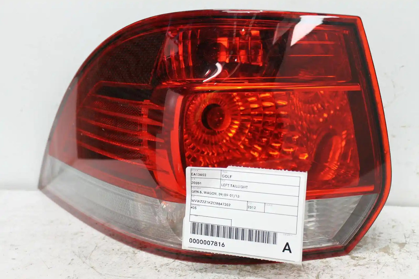 Used Volkswagen, Golf Left Taillight Gen 6 Wagon 09/09 01/13 2012 – image 1 - All Good Parts