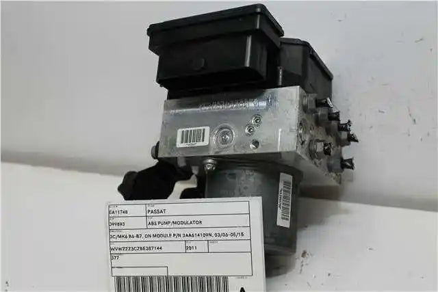 Used Volkswagen, Passat Abs Pump/Modulator 3C/Mk6 B6 B7 On Module P/N 3Aa614109N 03/06 05/15 2011 – image 1 - All Good Parts