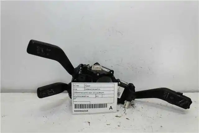 Used Volkswagen, Passat Combination Switch Combination Switch Assy 3Cc/3C/Mk6 B7 Alltrack/Sedan/Wagon W/ Elect Cruise Control Type P/N 3C9953502B9B9 11/09 12/16 2011 – image 1 - All Good Parts