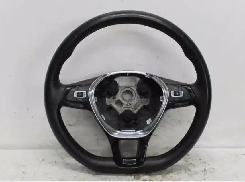 Used Volkswagen, Polo Steering Wheel Leather 6R Trapezium Centre W/ Control Type 05/10 09/17 2016 – image 1 - All Good Parts