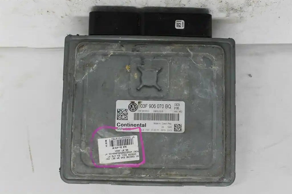 Used Volkswagen, Polo Ecu 1.2 Petrol Auto P/N 03F906070Kt Ecu Only 6R 05/10 05/14 2011 – main images - All Good Parts