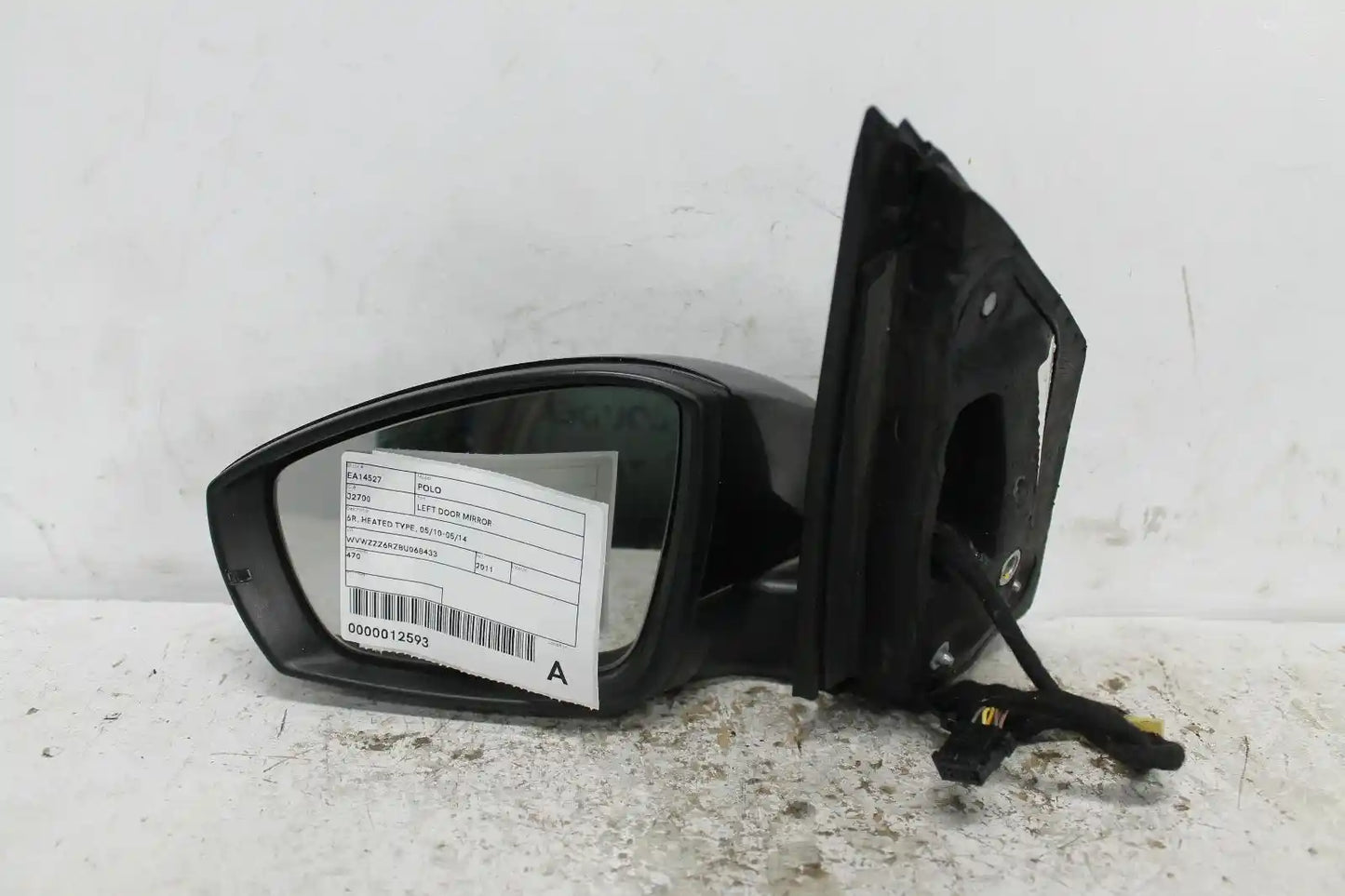 Used Volkswagen, Polo Left Door Mirror 6R Heated Type 05/10 05/14 2011 – main images - All Good Parts