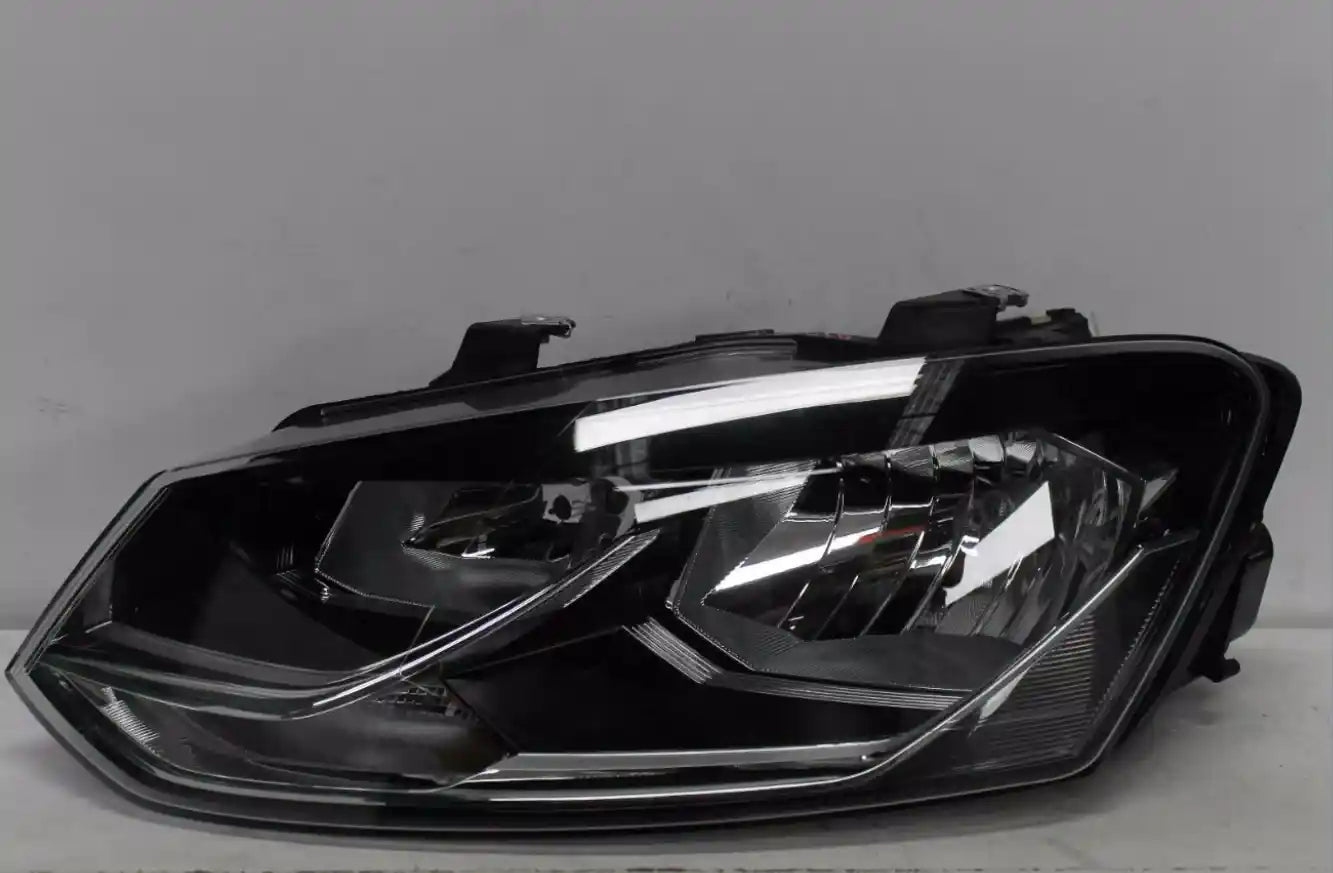 Used Volkswagen, Polo Left Headlamp 6R Halogen Rectangular Reflector Type 05/14 09/17 2016 – main images - All Good Parts