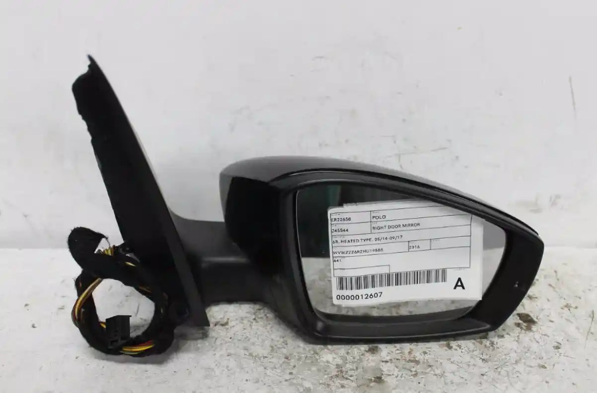 Used Volkswagen, Polo Right Door Mirror 6R Heated Type 05/14 09/17 2016 – main images - All Good Parts