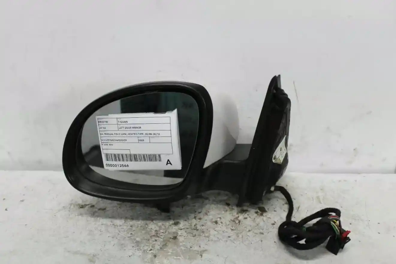 Used Volkswagen, Tiguan Left Door Mirror 5N Manual Fold (6Xn) Heated Type 05/08 08/16 2008 – main images - All Good Parts