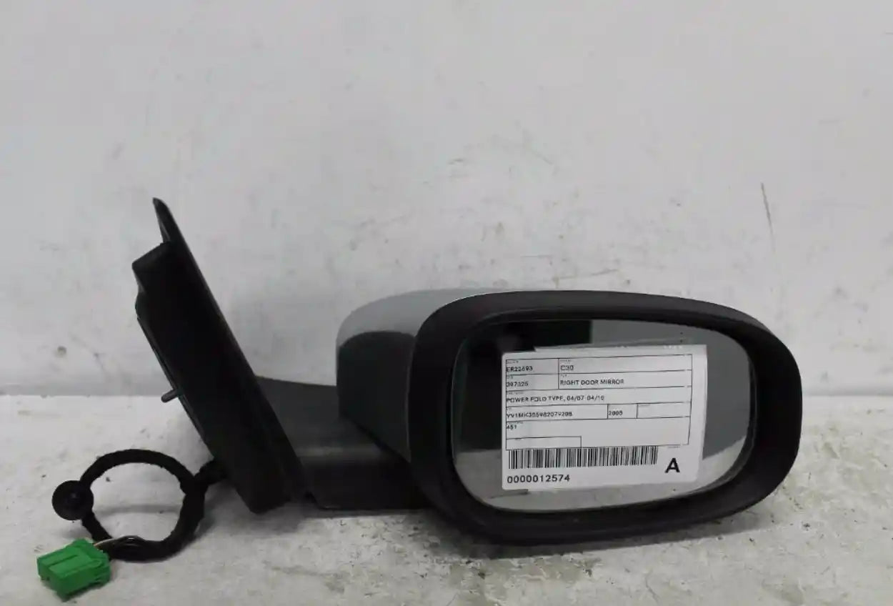 Used Volvo, C30 Right Door Mirror Power Fold Type 04/07 04/10 2008 – main images - All Good Parts
