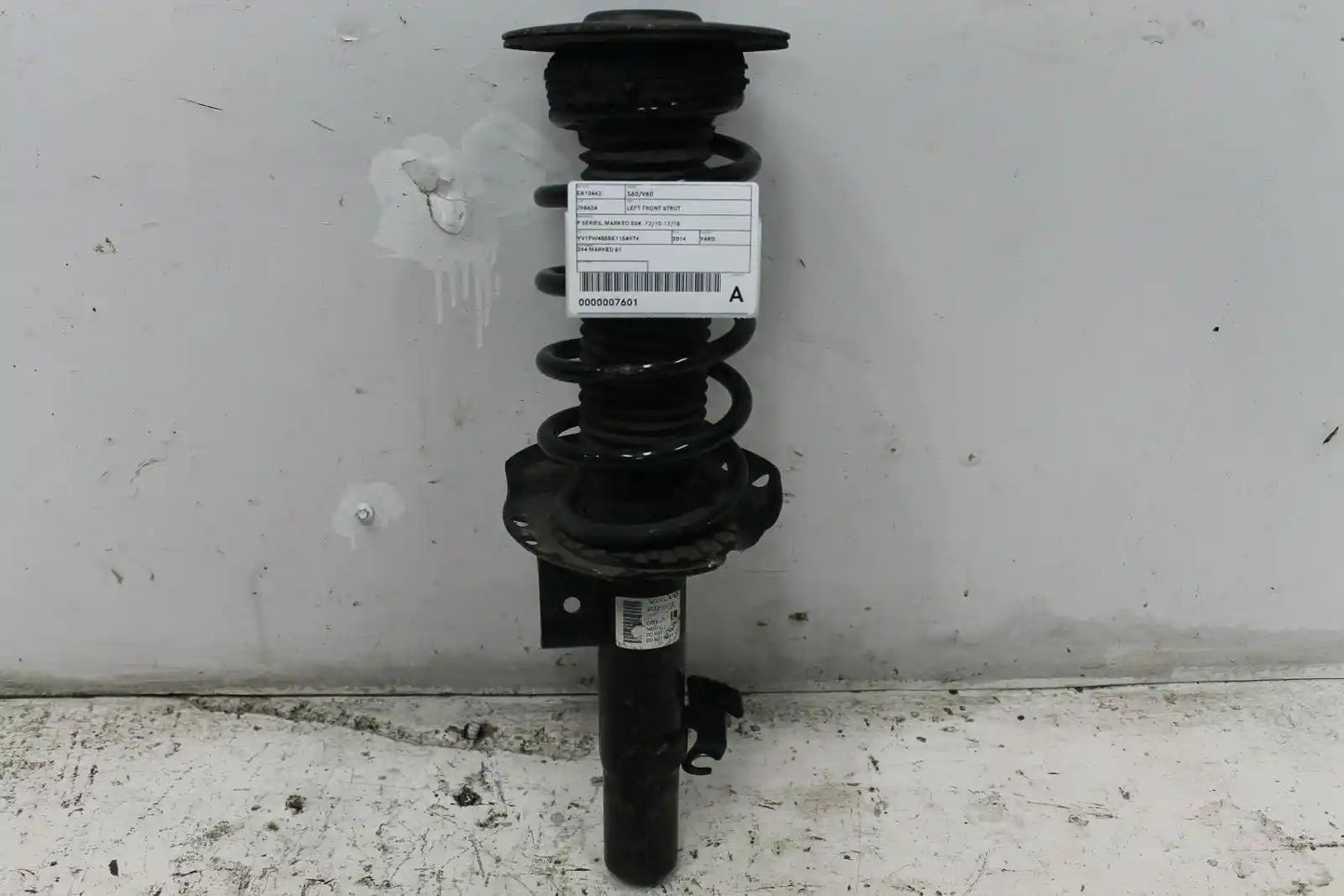 Used Volvo, S60/V60 Left Front Strut F Series Marked 50# 12/10 12/18 2014 – image 1 - All Good Parts