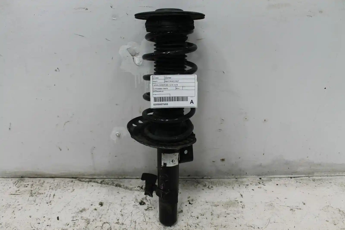 Used Volvo, S60/V60 Right Front Strut F Series Marked 50# 12/10 12/18 2014 – image 1 - All Good Parts