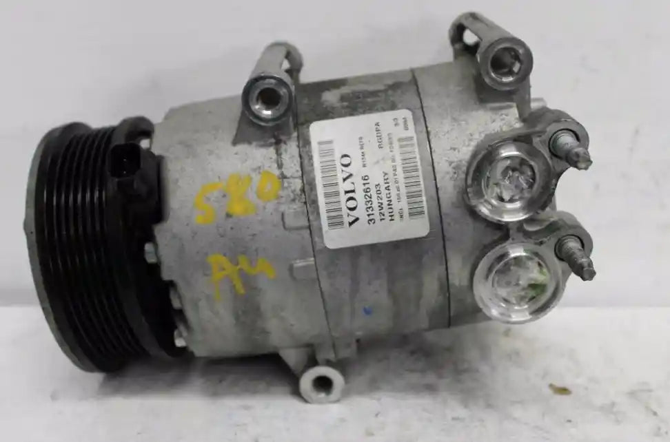 Used Volvo, S60/V60 A/C Compressor F Series, 1.6, B4164T, Petrol, 10/11-12/18 J98955 2012 – main images - All Good Parts