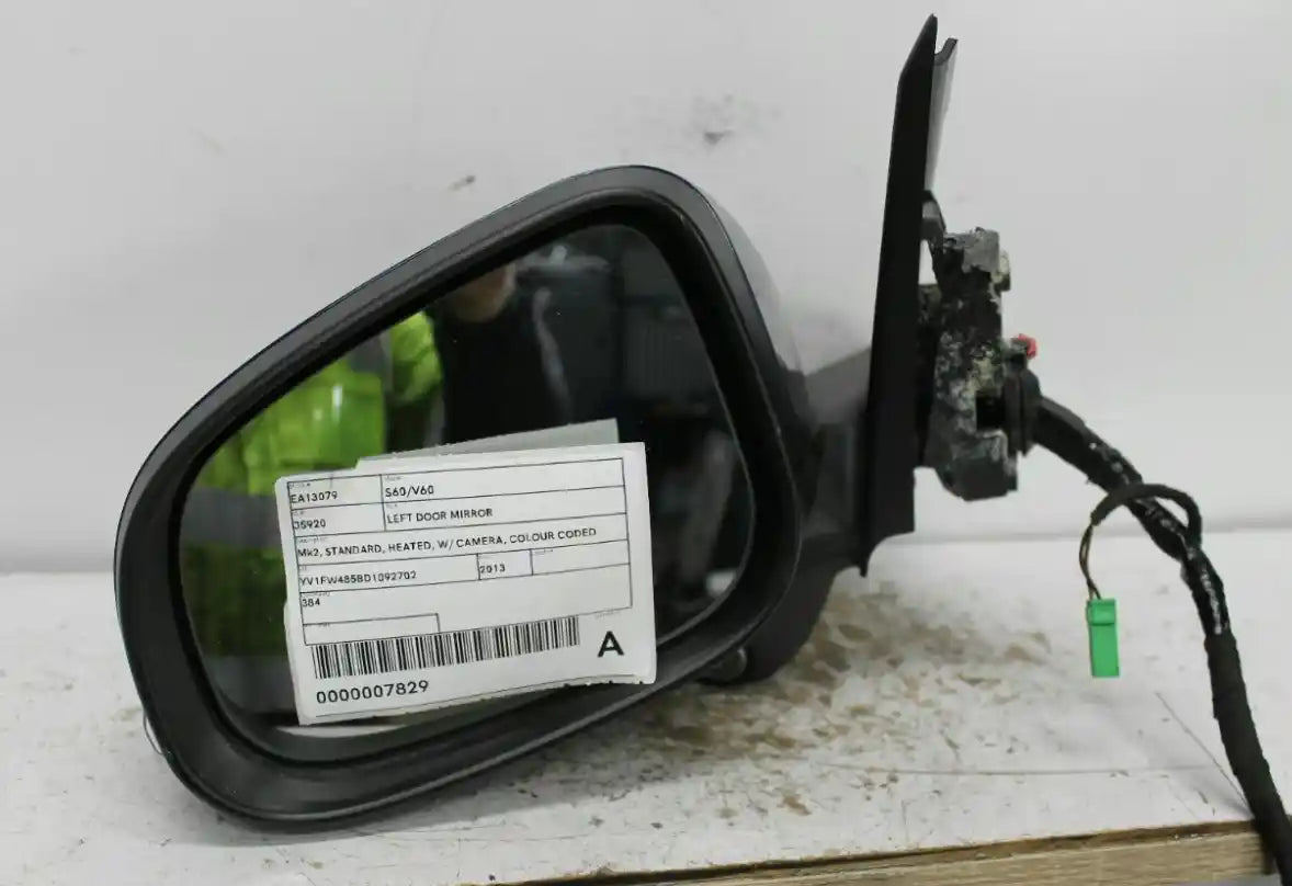 Used Volvo, S60/V60 Left Door Mirror Mk2 Standard Heated W/ Camera Colour Coded Type 12/10 12/18 2013 – image 1 - All Good Parts