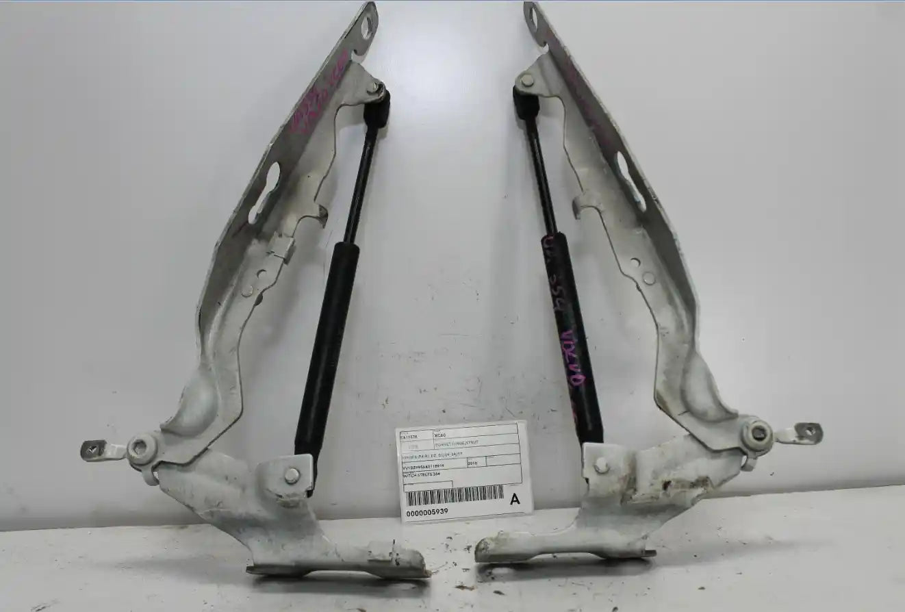 Used Volvo, Xc60 Bonnet Hinge/Strut Hinges (Pair) Dz 02/09 04/17 2010 – image 1 - All Good Parts
