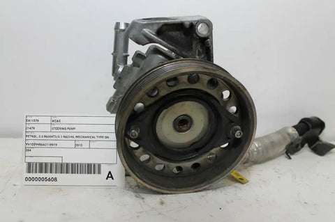 Volvo, Xc60 Steering Pump Petrol 3.0 B6304T2/3.2 B6324S Mechanical Type On Engine Dz 02/09 04/17