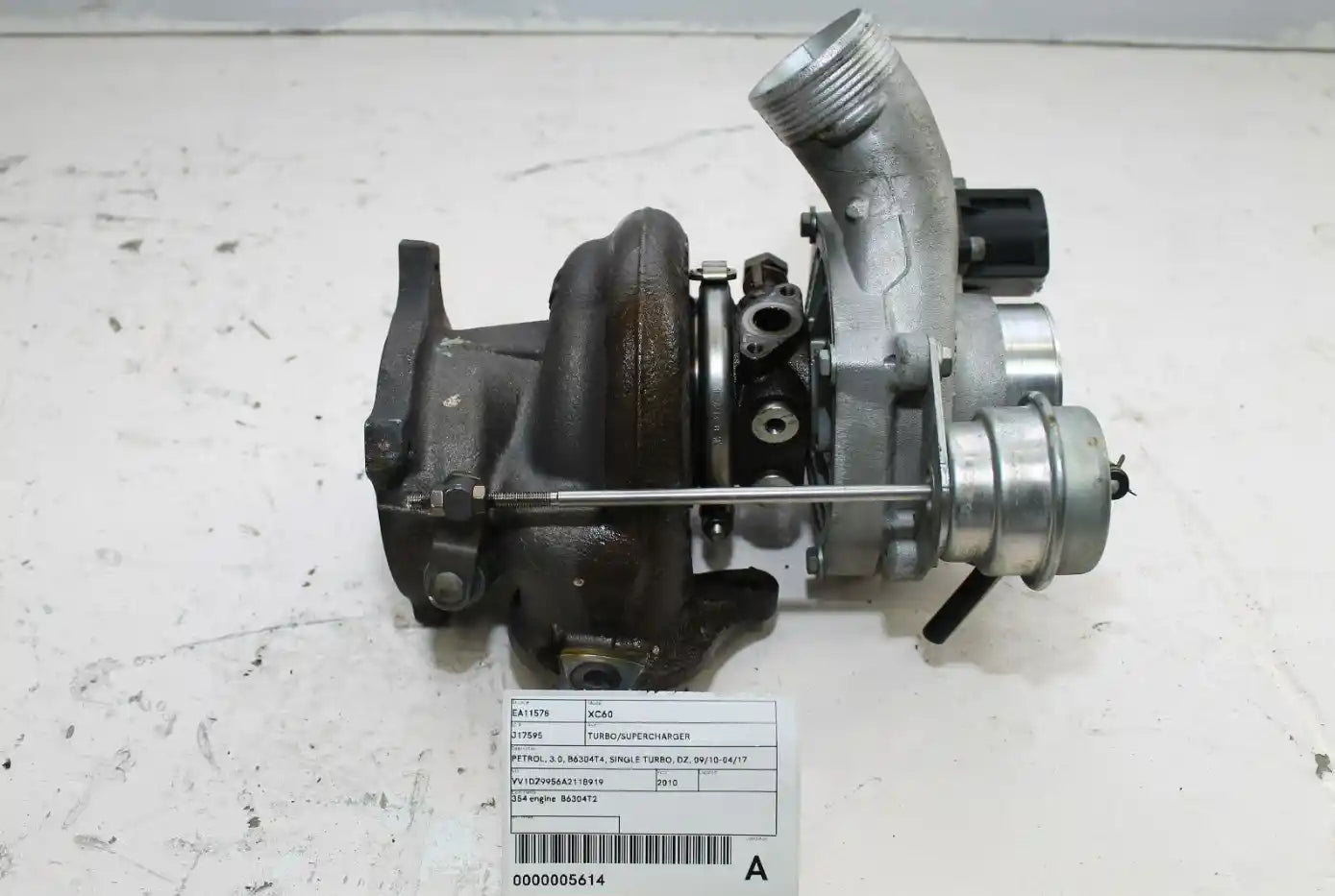 Used Volvo, Xc60 Turbo/Supercharger Petrol 3.0 B6304T4 Single Turbo Dz 09/10 04/17 2010 – image 1 - All Good Parts