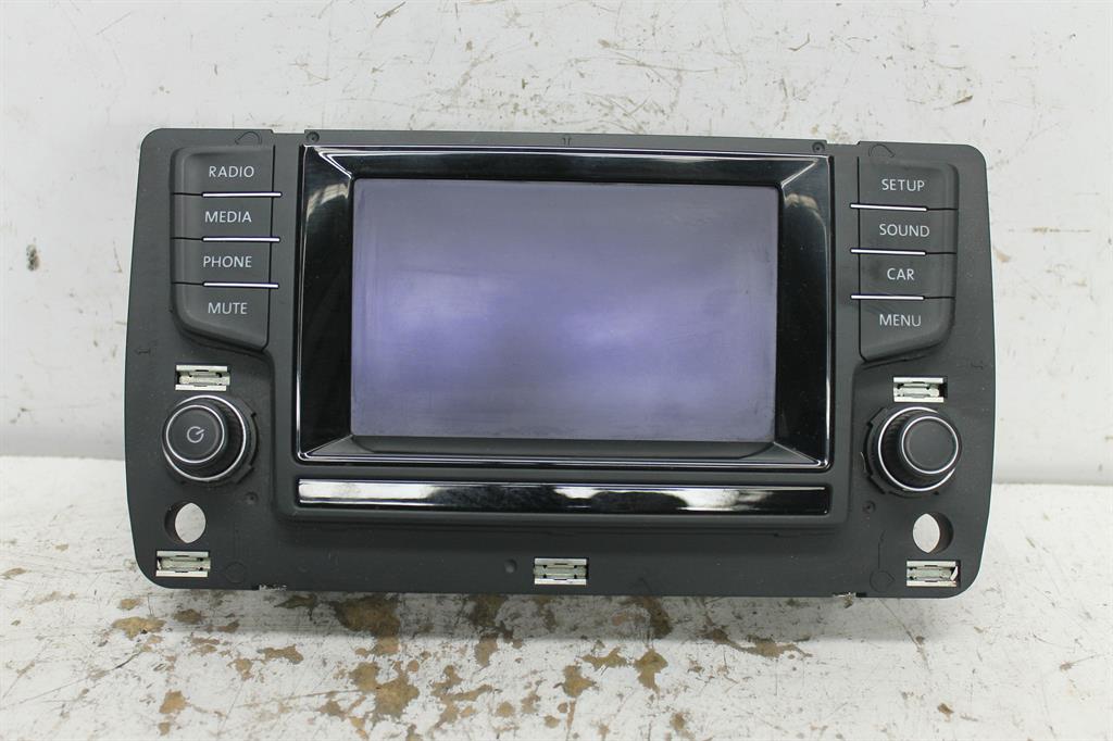 Used Volkswagen, Golf Stereo/Head Unit Display Screen 5.8In Non Sat Nav Type Gen 7 12/12 03/17 2013 – image 1 - All Good Parts