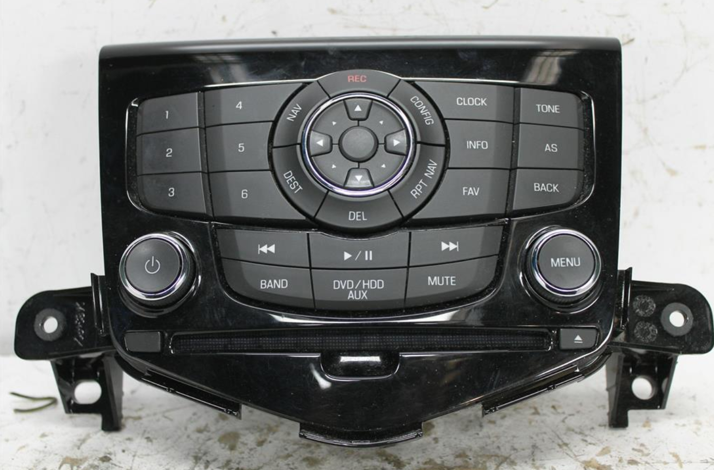 Used Holden, Cruze Stereo/Head Unit Dash Radio Control Panel/Control Unit Sat Nav Type Gloss Black Face Jh 03/11 01/17 2011 – image 1 - All Good Parts