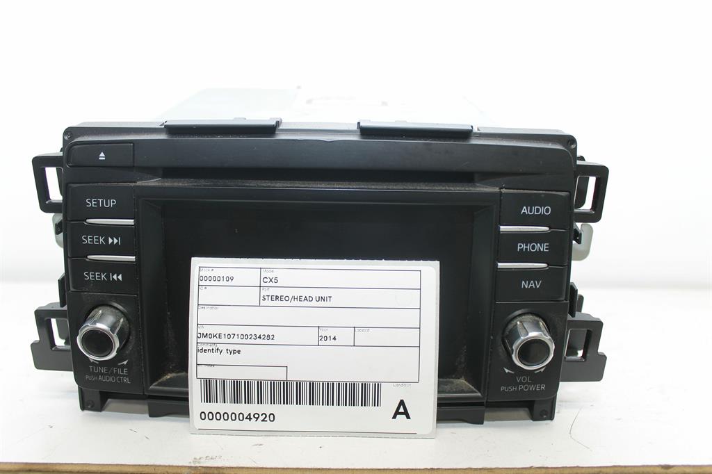 Used MAZDA, CX5 Stereo/Head Unit Display Unit Ke W/ Nav Type 02/12 12/14 2014 – image 1 - All Good Parts