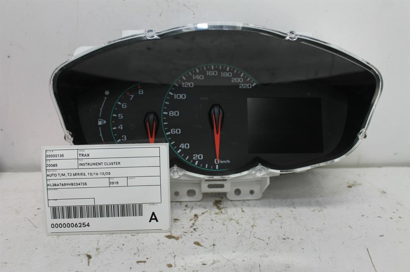 Used Holden, Trax Instrument Cluster Auto T/M Tj Series 10/16 12/20 2018 – image 1 - All Good Parts
