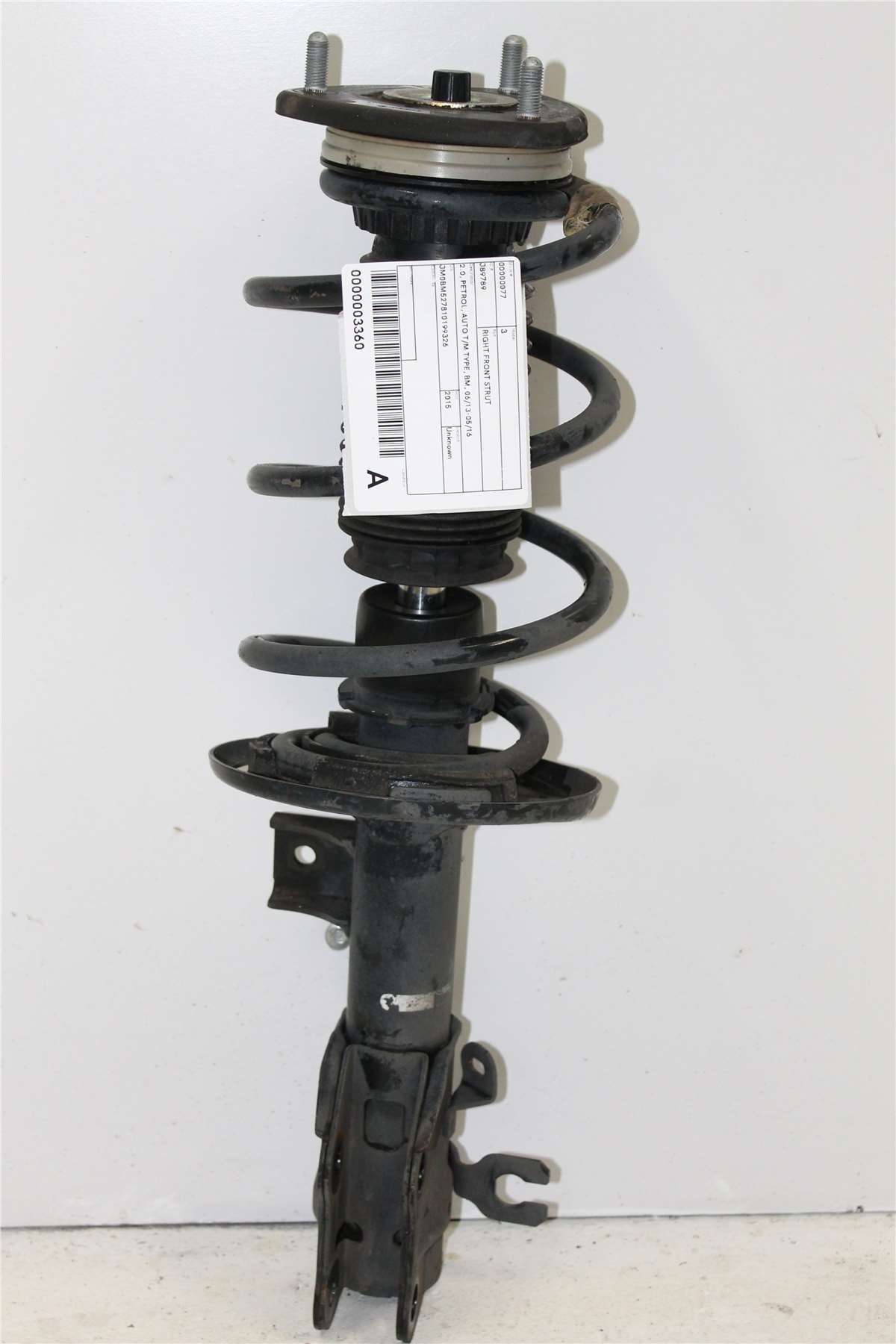 Used Mazda, 3 Right Front Strut 2.0 Petrol Auto T/M Type Bm 06/13 05/16 2015 – image 1 - All Good Parts