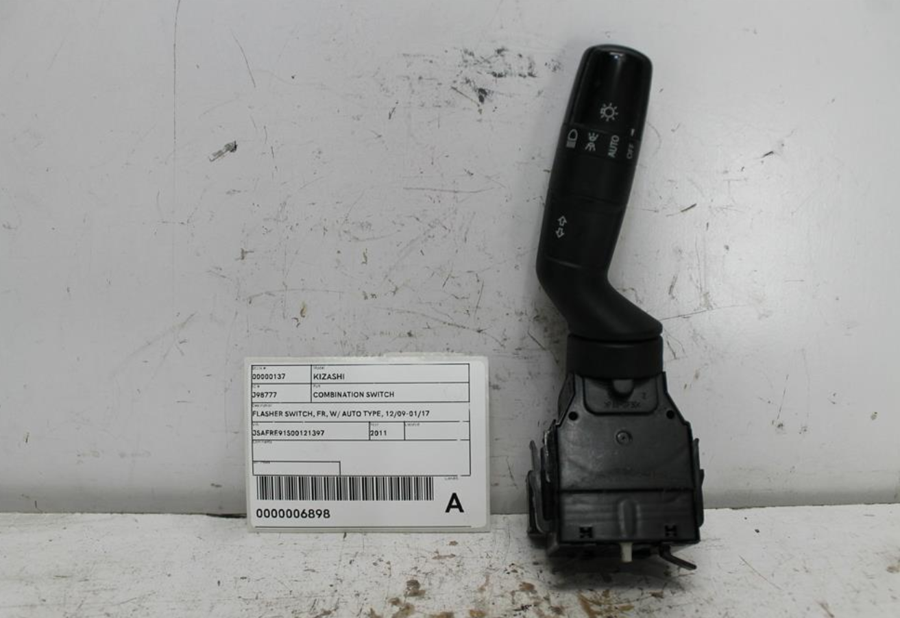 Used Suzuki, Kizashi Combination Switch Flasher Switch Fr W/ Auto Type 12/09 01/17 2011 – image 1 - All Good Parts