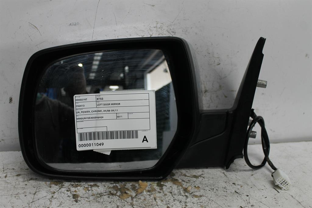 Used Mazda, Bt50 Left Door Mirror Un Power Chrome 09/08 09/11 2011 – image 1 - All Good Parts